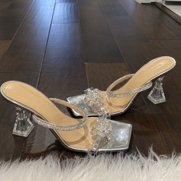 Mach & Mach Crystal‎ Flower slide sandal size 39.5 - Picture 14 of 15